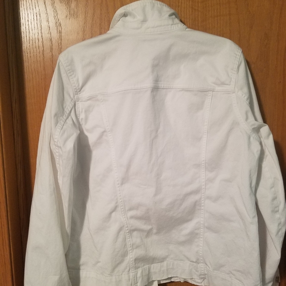 white jean jacket - Picture 2 of 2